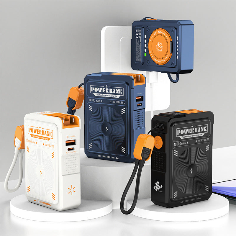10 000 Mah Portable Power Bank avec charge et support super rapide 225W intégré