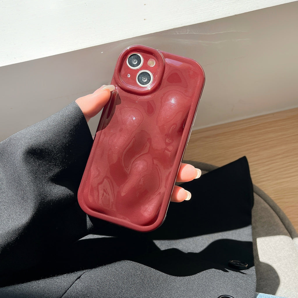 Cas Creative Solid Color Meteorite Téléphone