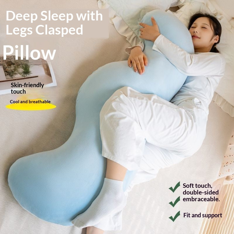 Oreiller amovible et lavable pour le corps pendant la grossesse