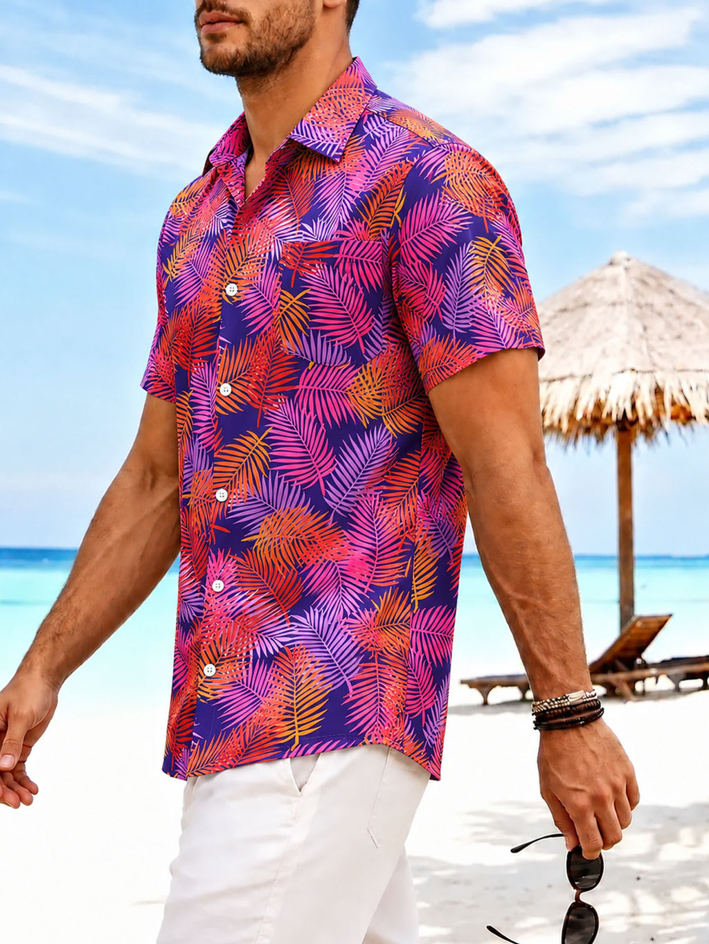 Port de Resort pour hommes tendance