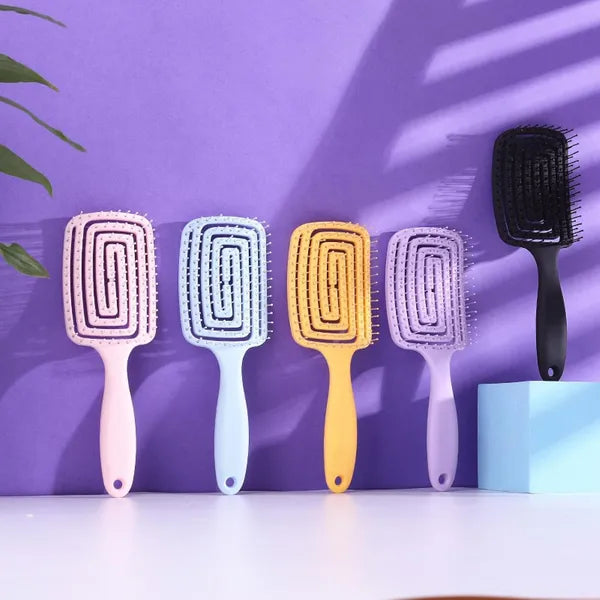 Brosse à cheveux pourpre 1 PCS Curl
