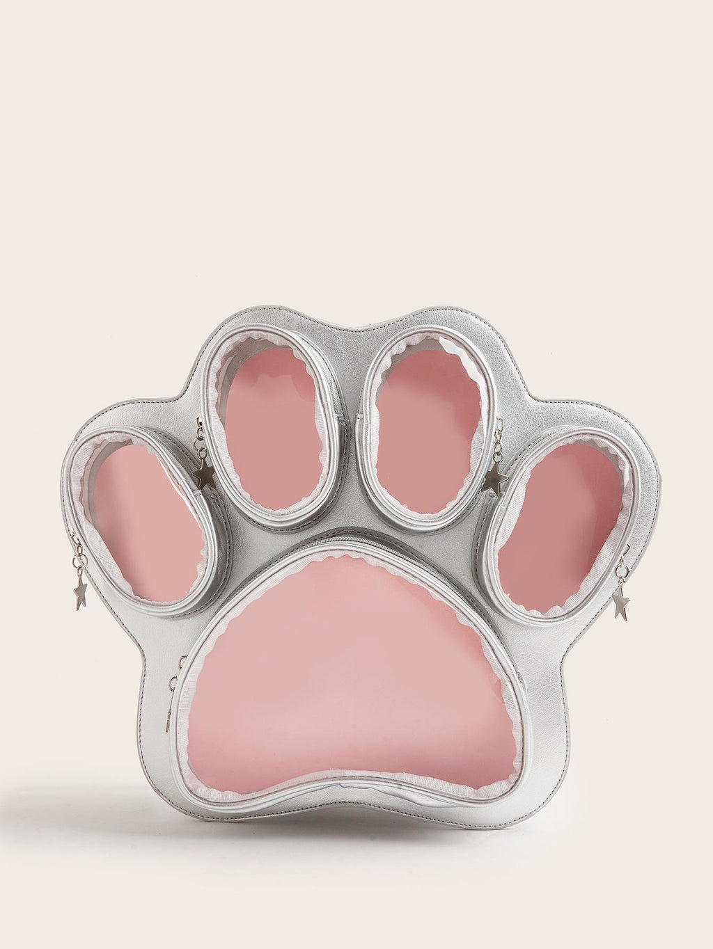 Mignon sac à douleur de grande capacité pour les filles avec un design multicouche Cat-claw