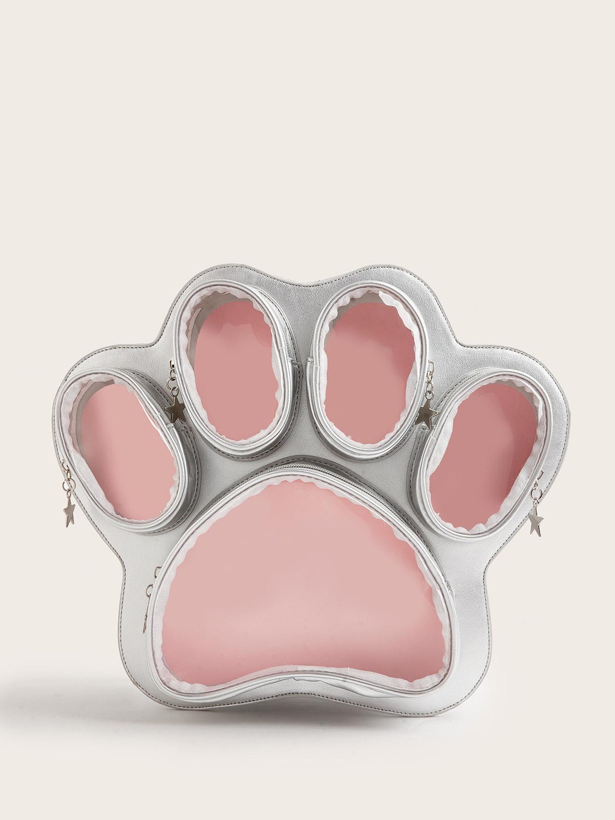 Mignon sac à douleur de grande capacité pour les filles avec un design multicouche Cat-claw