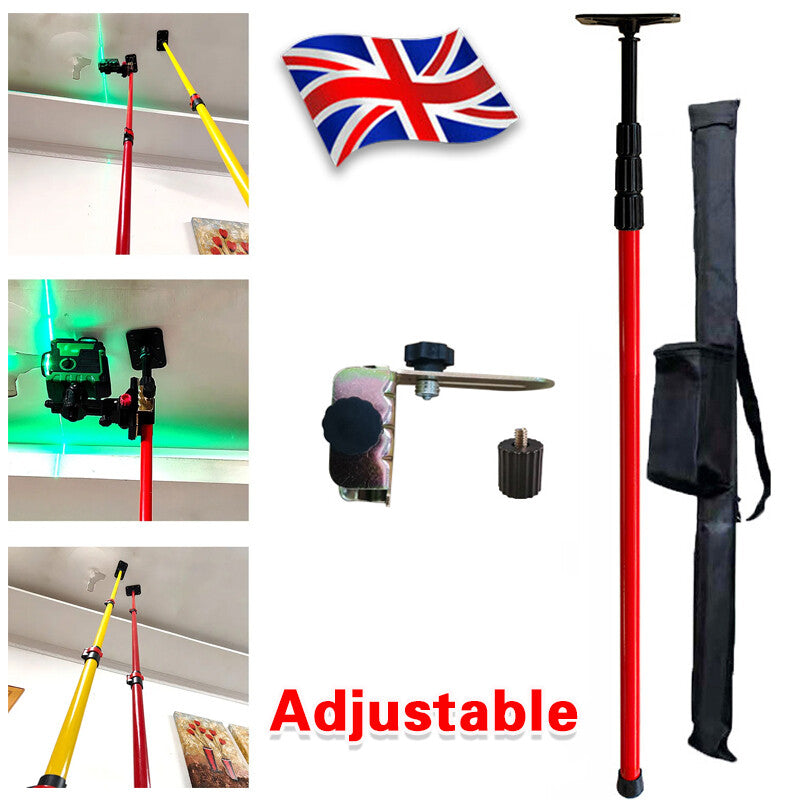 2.8 Compteur de nivellement laser Pôle télescopage Pôle de montage réglable pour Rotary UK