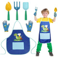 Ensemble d'accessoires pour jardin Dino et activités de plein air - Motifs préhistoriques pour