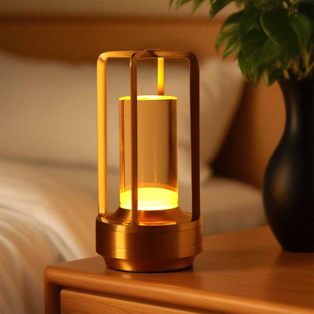 Lampe de table à commande tactile portable 2pcs avec batterie de 5000mAh
