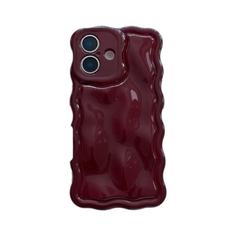 Ins Niche Water Ripple pour 17pro Max Phone Case