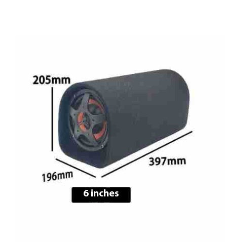 Auto Subwoofer 70W High Power 6 pouces 8 pouces 10 pouces en forme de tunnel