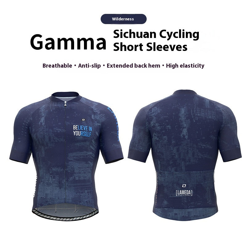 Vêtements de vélo à manches courtes Top Mountain Highway Vehicle Bicycle Breathable Sports