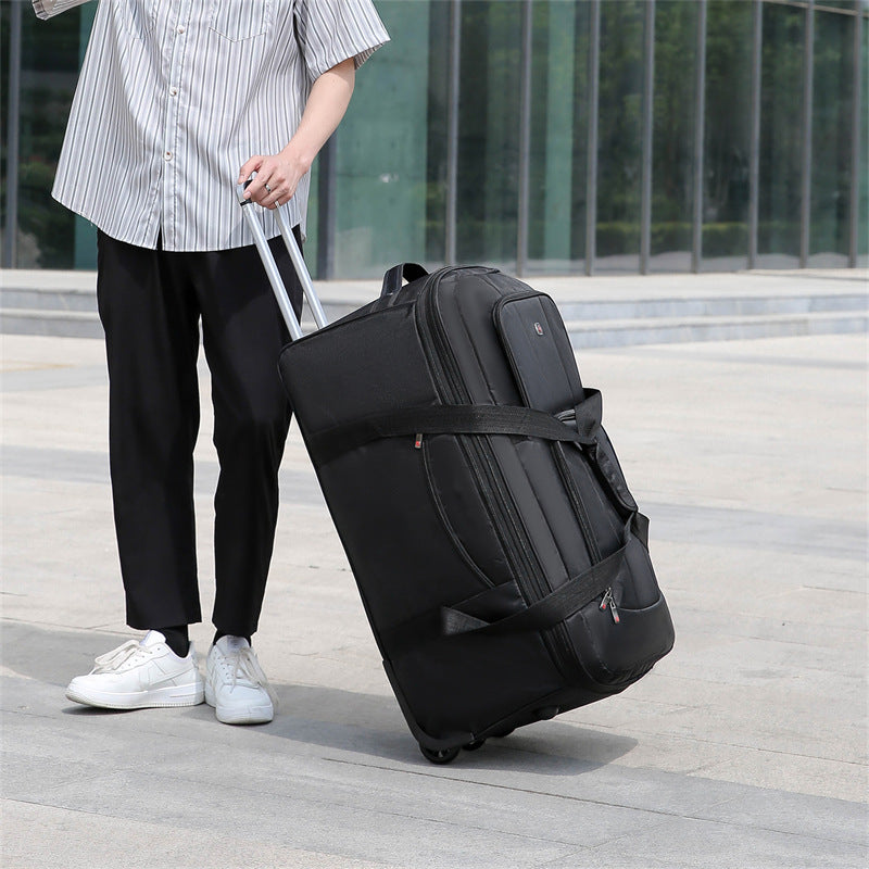 Femmes Travel Value Trolley Sacs à roulettes Oxford Waterproof Rolling Bagage Travel Ha