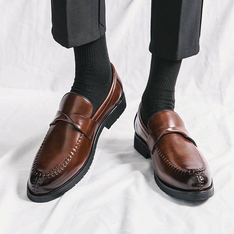 Hommes Casual et élégant chaussures en cuir dans le style d'affaires britannique