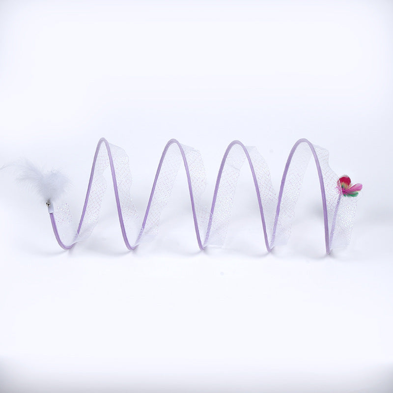 Tunnel de chat Jouet de rangement pliable type S