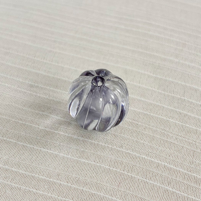 Perles de citrouille acrylique transparentes