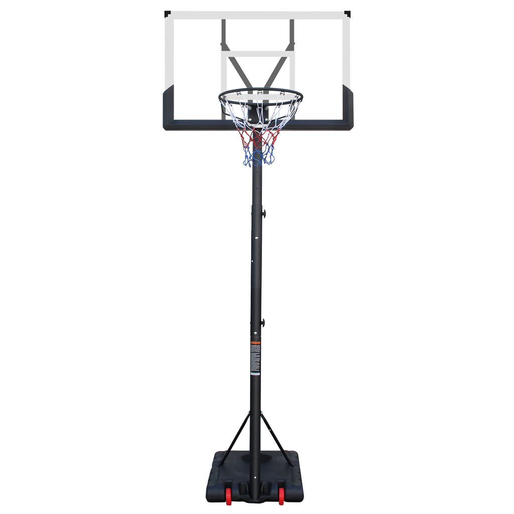 Basketball Hoop 5.73-10FT But de basketball portable réglable en hauteur pour intérieur extérieur Ba