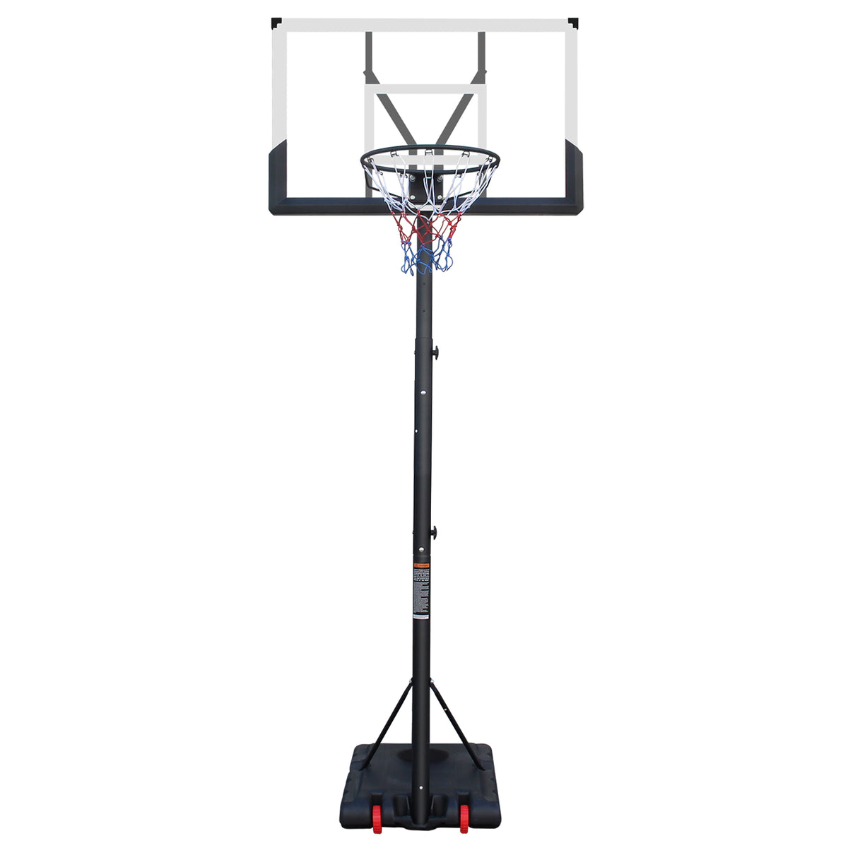 Basketball Hoop 5.73-10FT But de basketball portable réglable en hauteur pour intérieur extérieur Ba