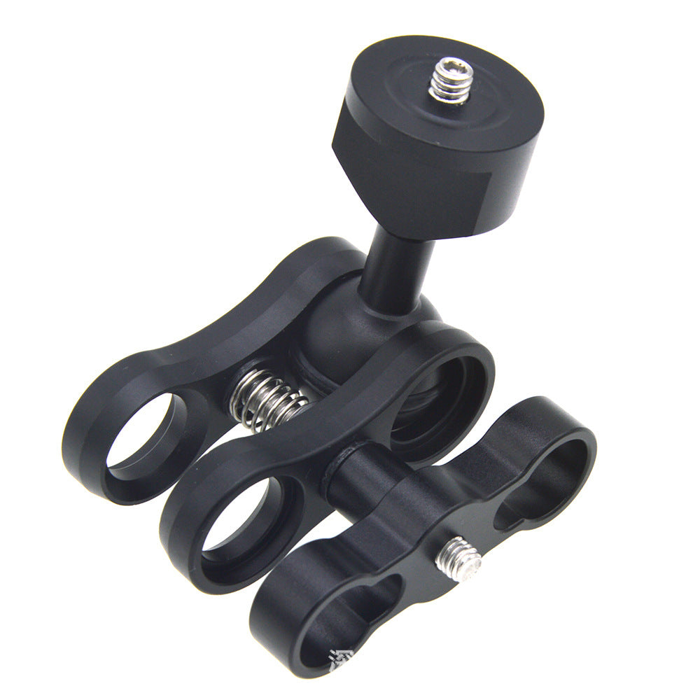 Caméra de plongée Accessoires vidéo Extensions Butterfly Clamp Head Bracket