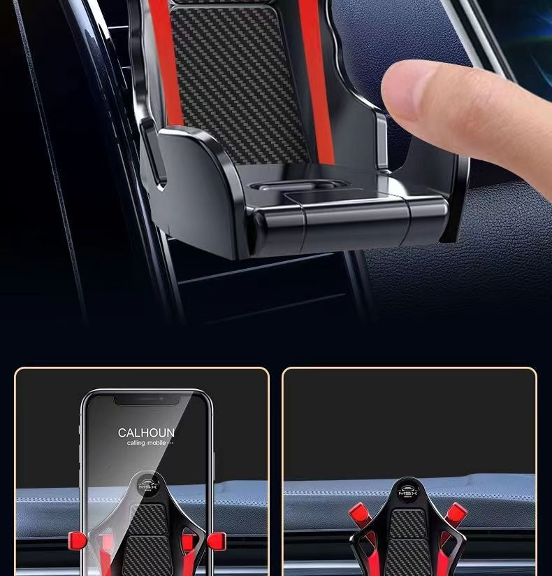 Support de téléphone de voiture de sortie de fibre de carbone
