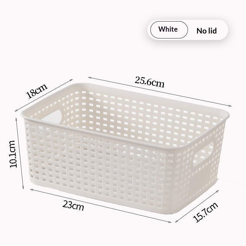 Panier de rangement en plastique creux