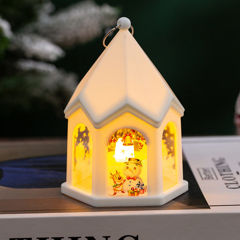Décorations de Noël Cadeau lumineux pour enfants Retro Nuit Lumière Pendentif arbre de Noël ou