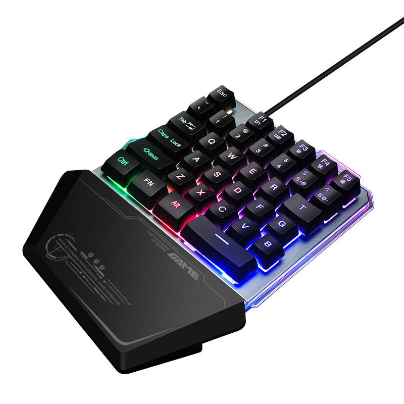 One-handed robotic keyboard