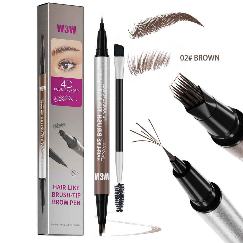 Pinceau à sourcils liquides résistant à la sueur
