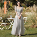 Robe Sœurs Robe Femme Gris Slim Fit Fille