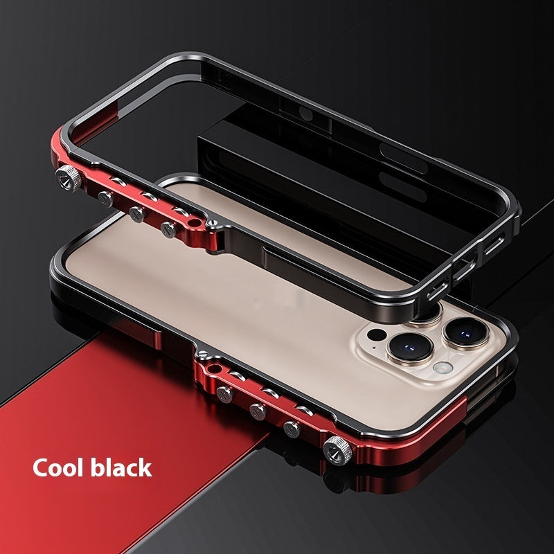 Boîtier de téléphone d'armure anti-retour approprié pour la dissipation de chaleur 15PRO MAX en alliage d'aluminium 16