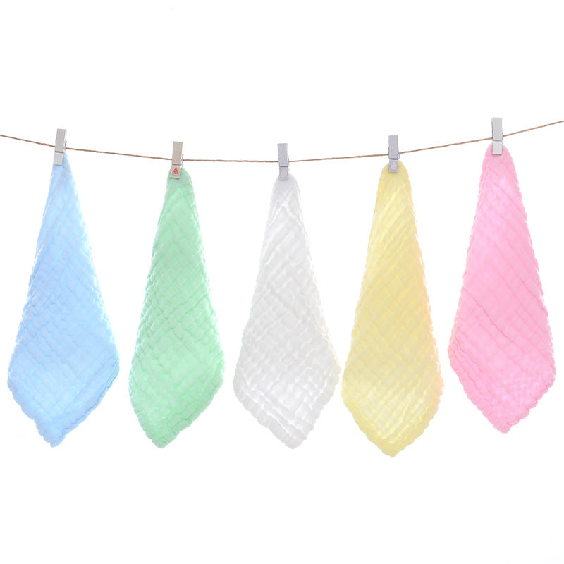 Serviette carrée Gauze Seersucker à six couches Infant Petite tour