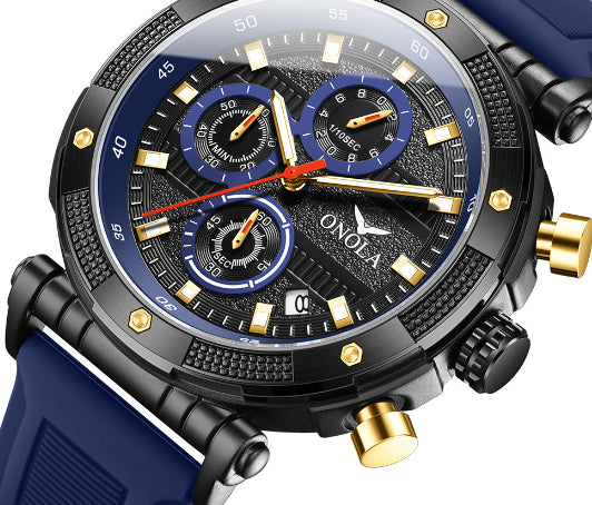 Fashion Multi-fonctionnel Quartz Tape Watch Imperméable