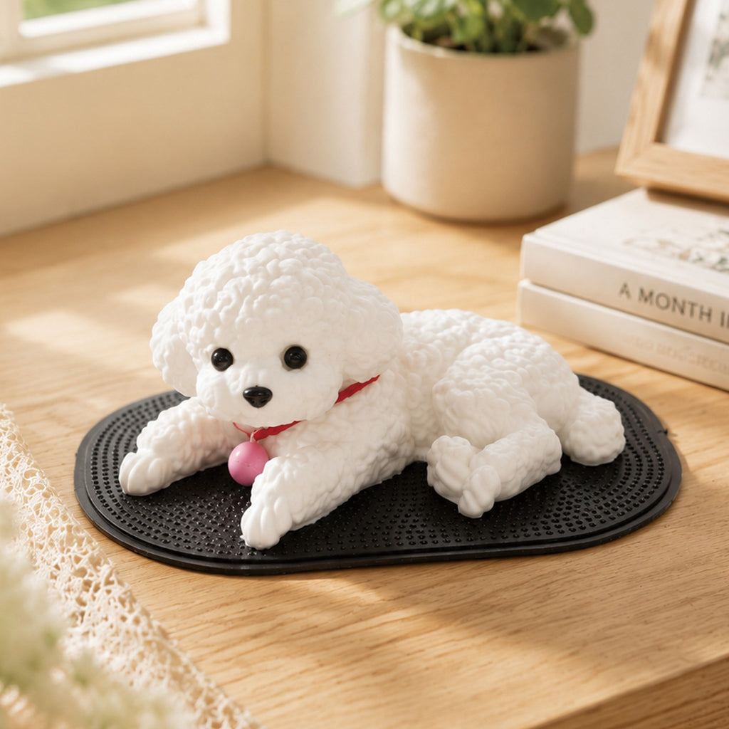 Décoration de voiture tendance mignon une figurine de petit chien bonuncy