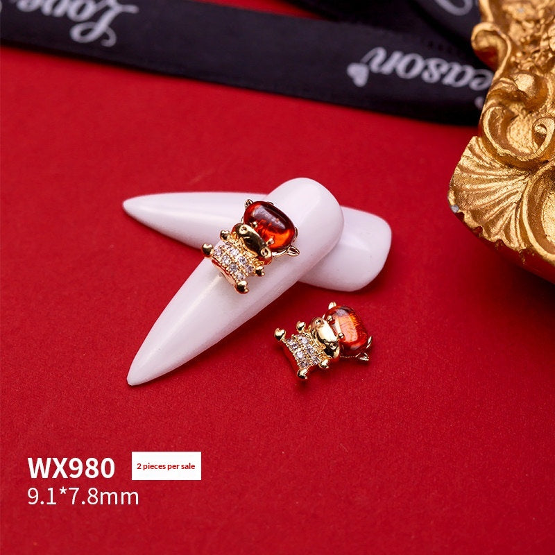 Outils d'art à ongles et accessoires à ongles à thème zodiac