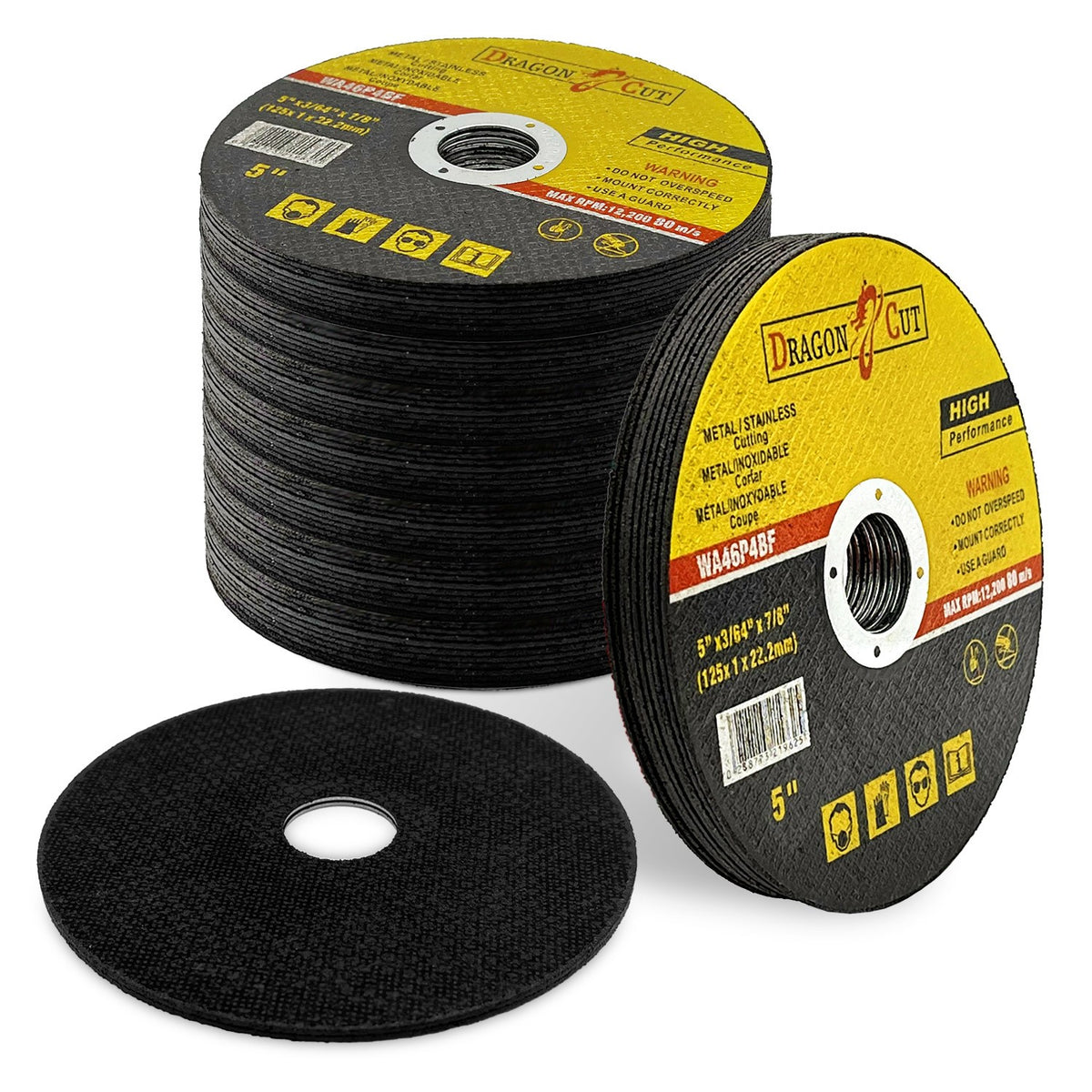 50 X 125mm ULTRA THIN 1mm MÉTAL CUTING BLADE DISC POUR ACIER ET ANGLE DE CARBURANT