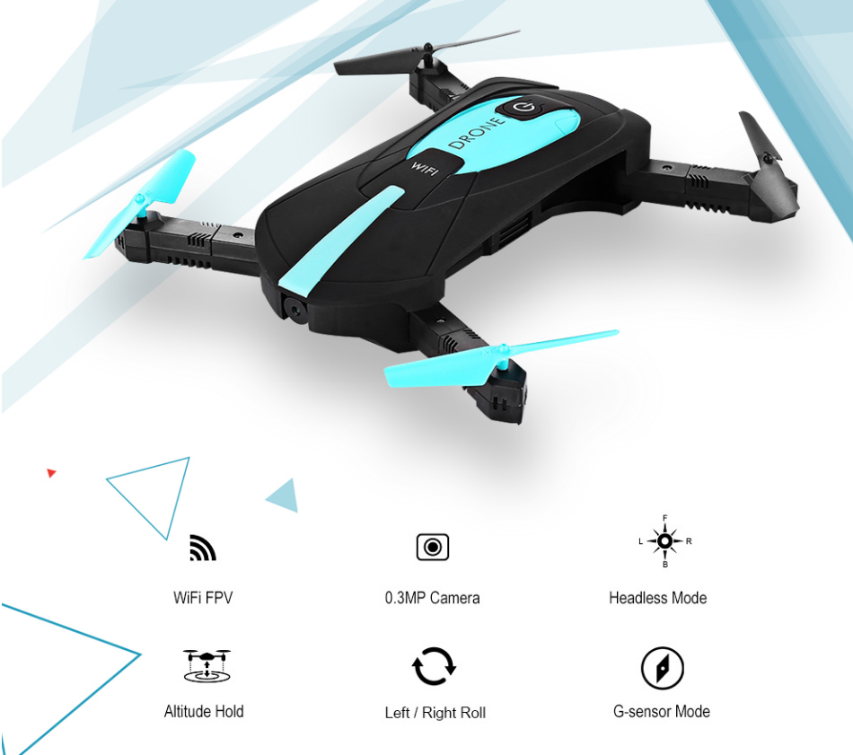 JY018 wifi drone aérien fixe d'abeille noire