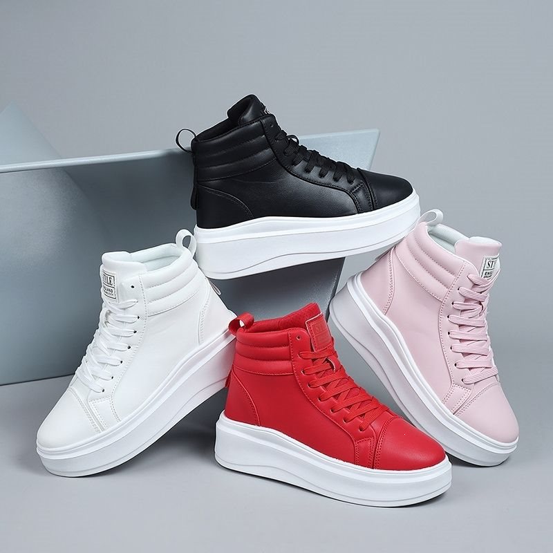 Couples Sneakers occasionnels élégants à quatre saisons de haute hauteur augmentant