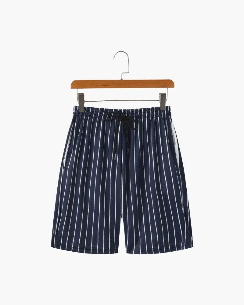 Short à trou d'épingle imprimé pour hommes occasionnels