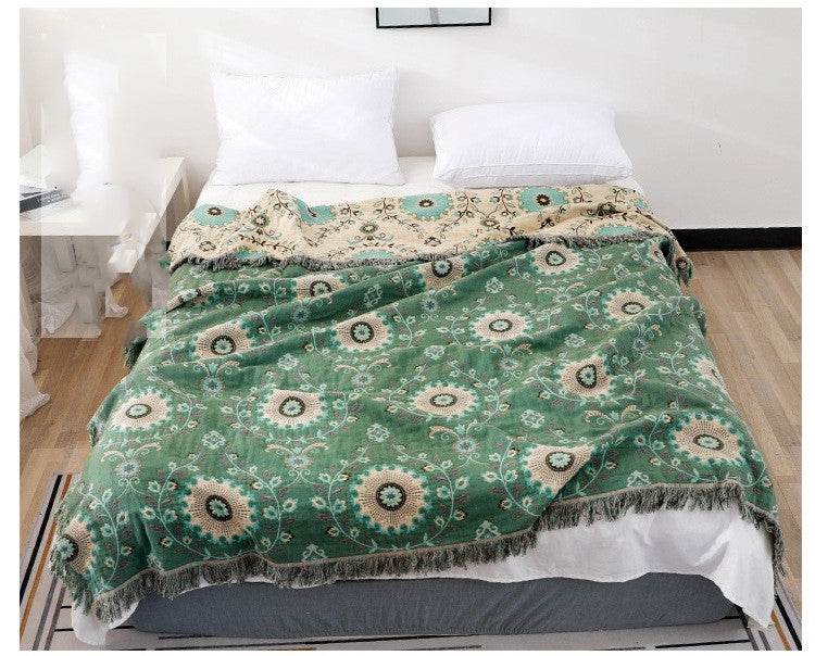Coton Fil Sofa Cover Serviette multifonctionnel Nordic Simple