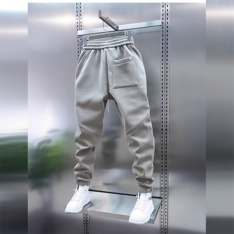 Shangbao Trendy Mens Printemps Sweatpants casual couleur solide