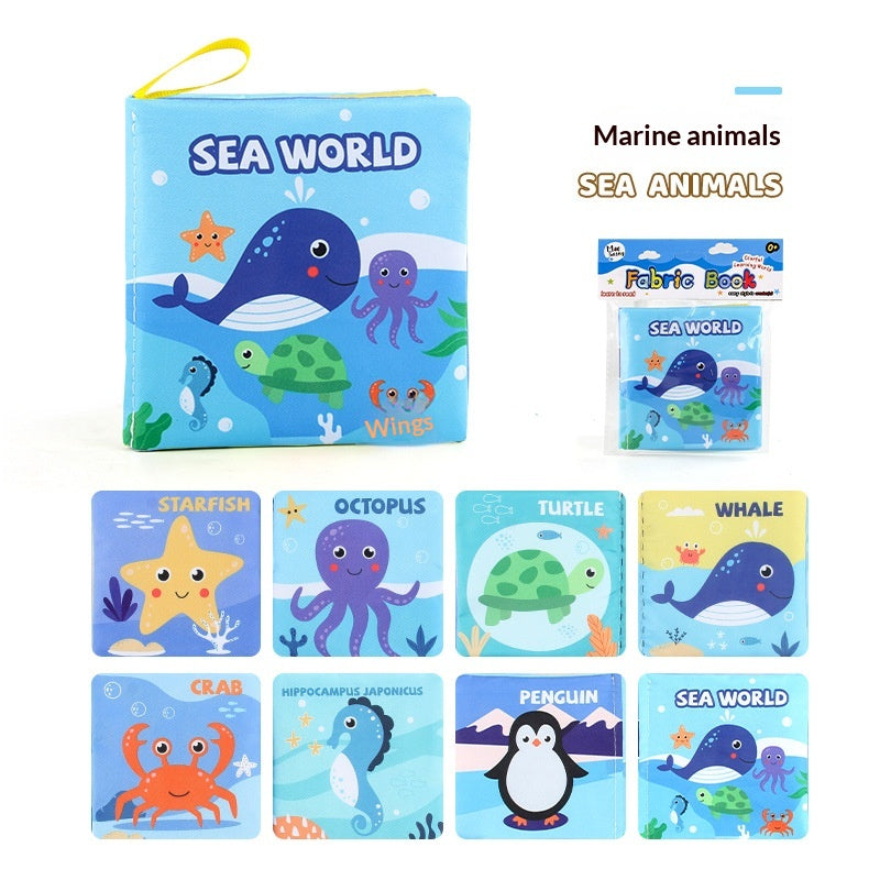 4 Pages 8 Côtés Livre de vêtements pour bébés Jouets éducatifs à l'épreuve des déchirures