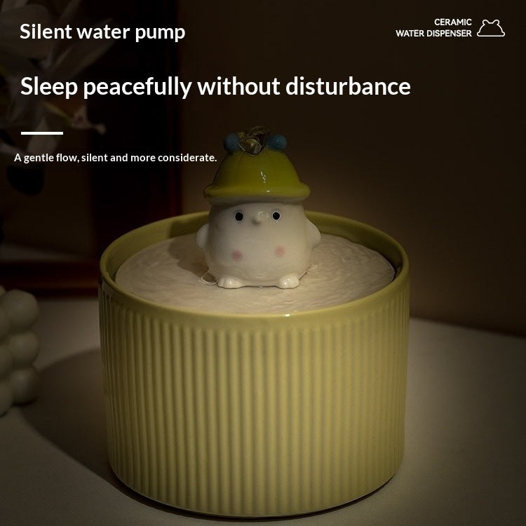 Fontaine d'eau pour animaux de compagnie entièrement automatique