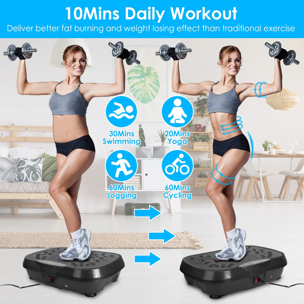 Machine d'exercice de vibration Plate-forme vibrante Corps entier Fitness Session E