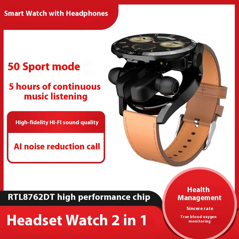 Casque Bluetooth 2-en-1 Smart Watch
