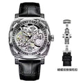 Relief-coupée Montre mécanique entièrement automatique pour hommes