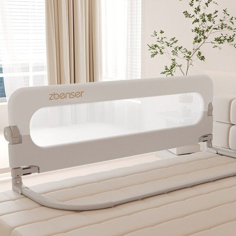 Garde de sécurité ferroviaire à lit bébé réglable Barrière de chevet pliable