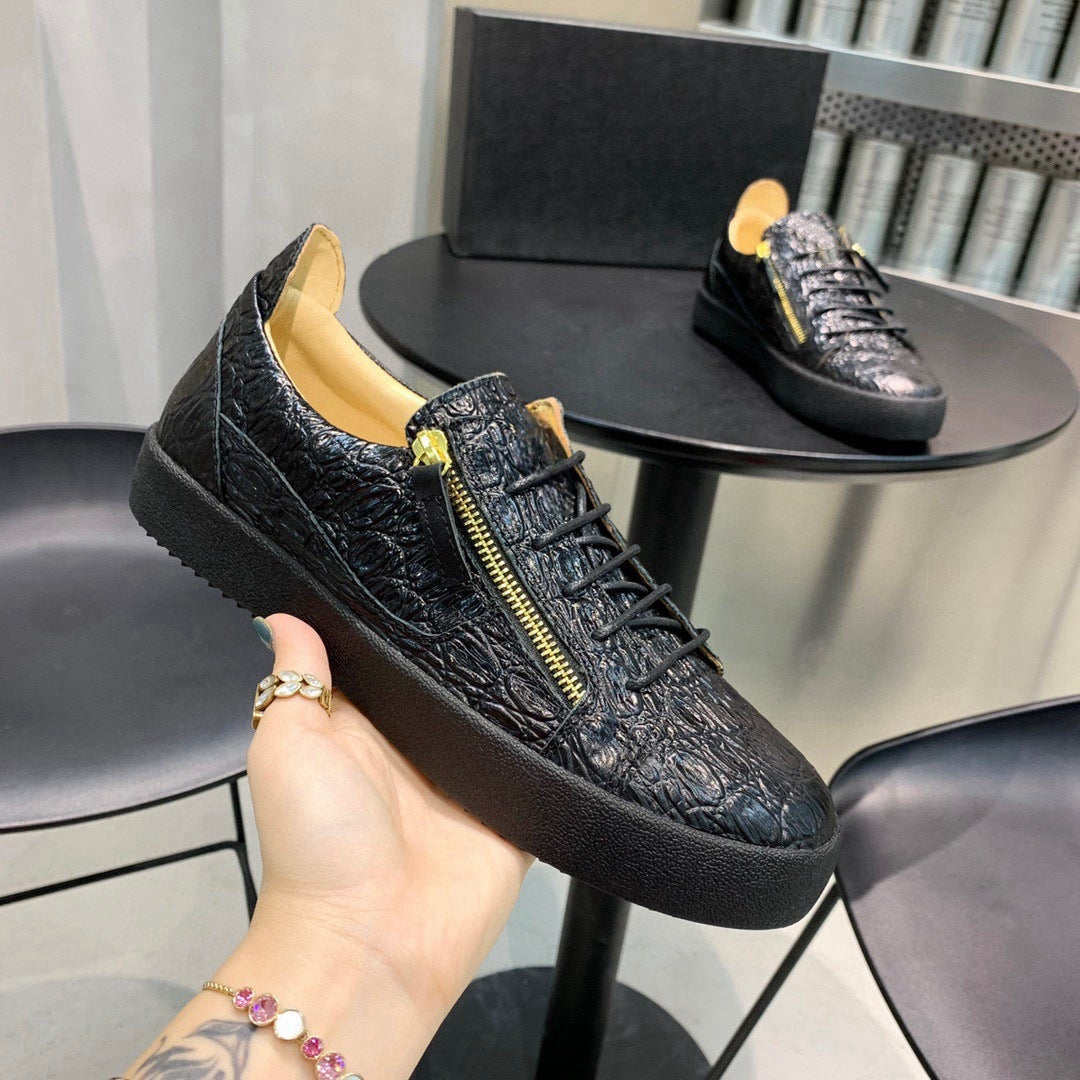 European Station Hommes Cowhide Mode Chaussures de Conseil Casual