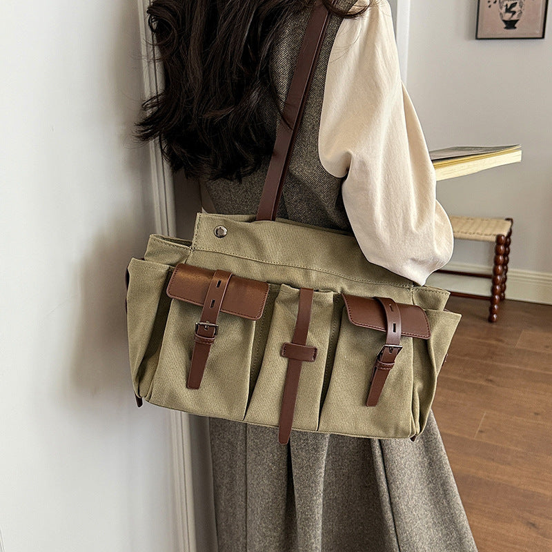 Sac en toile de grande capacité pour femmes