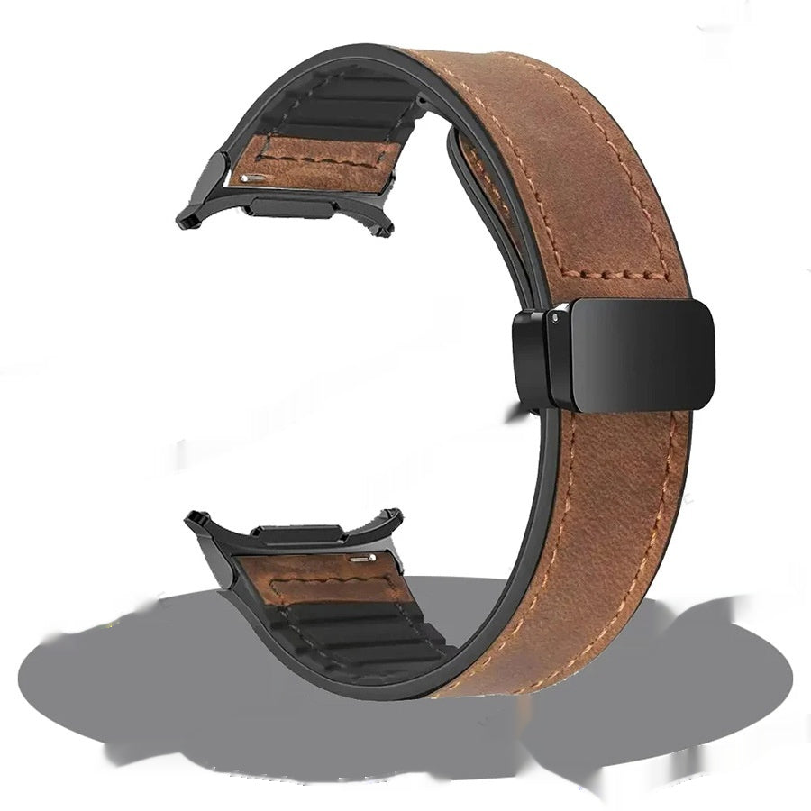 Galaxy Watch Strap Magnétique Bracelet en Silicone pour Homme