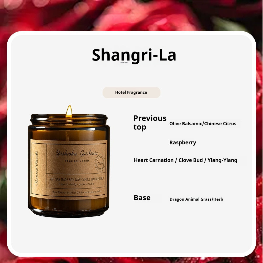 Bougie d'aromathérapie sans fumée de la cire de soja haut de gamme