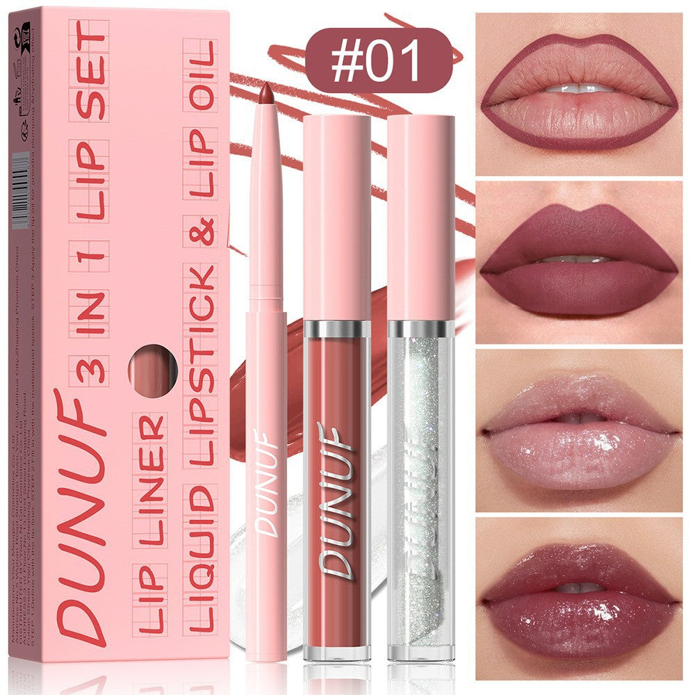 Velvet Matte Lip Glaze Couleur longue durée très pigmentée pour un look nu naturel