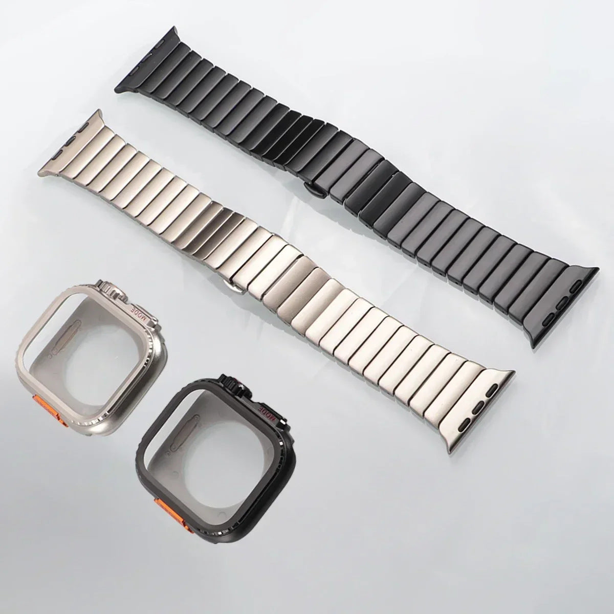 Bracelet de montre en métal pour papillon en acier inoxydable