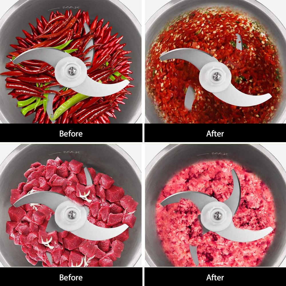 Mélangeur de mélangeur de mélangeur de viande électrique 2L